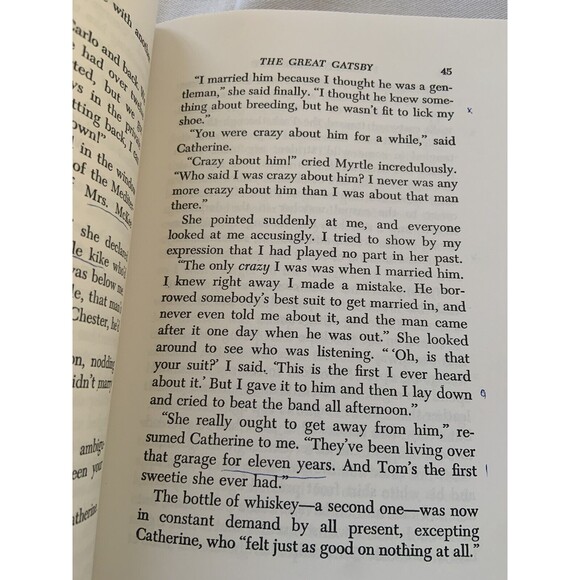 RARE Vtg Pb The Great Gatsby F. Scott Fitzgerald Charles Scribner's Sons - Picture 7 of 9